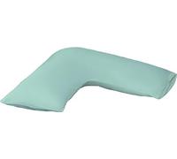 4All V Shaped Pillow With Pillowcase V Cushion for Neck Back Maternal Support Pregnancy Pillow Side Sleepers For Restful Sleep Aid Nursing Orthopedic Knee Pillow (Mint)