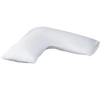 4All V Shaped Pillow With Pillowcase V Cushion for Neck Back Maternal Support Pregnancy Pillow Side Sleepers For Restful Sleep Aid Nursing Orthopedic Knee Pillow (V Pillow Only)