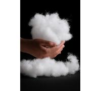 4All Virgin Hollow Fibre Polyester Filling for Toy Stuffing, Soft Lofty Odorless Hypoallergenic Stuffing for Crafts, Cushions Pillows, Teddy Bears and Easy Stuffing for Crochet (1, 1 KG)