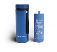 4ALLFAMILY Big Nomad Insulin Cooler Travel Case TSA Approved 48H (1-7 Medication Pens) - On-The-Go Medical Cooler with Biogel Ice Pack - Diabetes Travel Case for Insulin Pens & EpiPens (Blue)