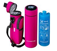 4ALLFAMILY Insulin Pens Cooler Travel CASE Medicine Cooler Box EpiPen Carry Medical Bag TSA Approved Diabetic Travel case with Biogel Ice Pack (Pink)