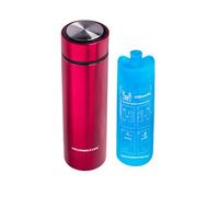 4ALLFAMILY Nomad 48H Insulin Pens Cooler Travel CASE Medicine Cooler Box EpiPen Carry Medical Bag TSA Approved Diabetic Travel case with Biogel Ice Pack (RED, Medium)