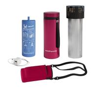 4ALLFAMILY VOYAGER AUTO Shut Off USB TSA Medication Cooler Travel Case Keeps Fridge Temp 36F-46F + Biogel Ice Pack |Perfect Medical Cooler Diabetes Insulin Eye Drop Arthritis (MAGENTA XL)