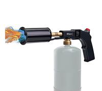 4ALLTECH Kitchen Cooking Grill Torch Powerful MAPP Propane Torch High Intensity Trigger Start Campfire Charcoal Starter with Adjustment Flame for Searing Steak
