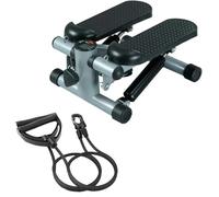 4AM Home Cardio Mini Stepper Machine | Step Machine Exerciser for Home Fitness, Mini Steppers for Exercise Workout Machine (Grey)