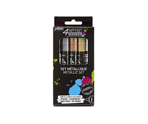 4ARTIST 580892 PEBEO Marker Set, Metal 4mm