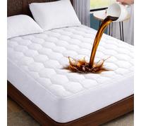 4AS 100% Waterproof Mattress Protector - Hypoallergenic & Breathable Premium Microfiber Small Double Mattress Protector Stretches up to 30cm (Small Double - 122x190cm)