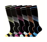 4AS Compression Socks for Women & Men - Breathable, Durable & Comfortable Flight Socks for Calf & Ankle Support - Perfect for Maternity Pregnancy, Nurses, Travel, Sports