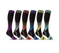 4AS Compression Socks for Women & Men - Breathable, Durable & Comfortable Flight Socks for Calf & Ankle Support - Perfect for Maternity Pregnancy, Nurses, Travel, Sports