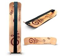 4Balancing Balance Board for Kids - Slackline Wooden Wobble Board - Slackboard Balance Trainer for Coordination - Training for Skateboard, Snowboard, Football, Soccer, Baseball, Basketball - Nirvana