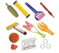 4beauty Therapy Acupressure Massager & Sujok Therapy Tools Kit Combo With Special Designed Head Roller & Finger & Face Massager (Pack of 13) Massager (Multicolor)