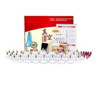 4beauty Therapy VACUUM CUPPING THERAPY SET - Chinese Traditional Healthy Body Vacuum Acupuncture Cupping for Cellulite Cupping Massage (SET OF 32)