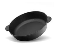 4BIG.fun Cast Iron 24 cm Frying Pan, Casserole Dish, Two Handles, Induction, Gas, Oven, Non-Stick