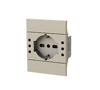 4Box - Recessed socket P503 compatible with Bticino® LivingNow™ sand