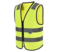 4c Adult High Visibility Hi Viz Vest Waistcoat Workmans Safety hi vis vest (M, YELLOW)