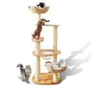 4Cat Condo Tower with Sisal-Covered Scratching Post,