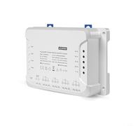 4CH Pro R3 Wi-Fi Smart Switch 4-Channel Din Rail Mounting Home Automation,Self-Locking/Interlock Control Home Appliances, RF/APP/Voice/LAN Control, Works for Alexa