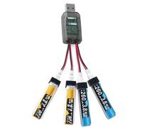 4CH USB Battery Charging Adapter Support 1S LiHv 3.7V Battery For Remote Helicopter Airplanes Toy Drones