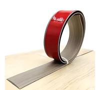 4cm×1m PVC Floor Transition Strip, Self Adhesive Door Threshold Strip, Laminate Floor Cover Strips, Carpet Door Divider Strip, Flat Laminate Flooring Edge Trim Strip(GreyWoodGrain,7.6cm*1.0m)