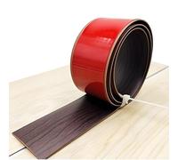 4cm×1m PVC Floor Transition Strip, Self Adhesive Door Threshold Strip, Laminate Floor Cover Strips, Carpet Door Divider Strip, Flat Laminate Flooring Edge Trim Strip(Black Walnut,5cm*1.0m)