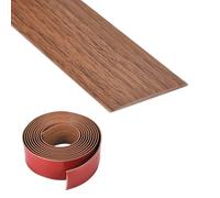 4cm×3m Self Adhesive Vinyl Floor Transition Strip, Laminate Flooring Threshold Transition Strip, PVC Door Strip Threshold Bars for Joining Floor Gaps, Carpet Threshold Transition Yellow oak