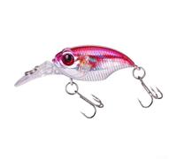 4cm Crankbait Fishing Lure 6g with Bright Colors and Rattles, Suited for Effective Fishing Experiences (1)