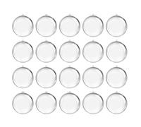 (4cm, One size) 20pcs Transparent Plastic Christmas Balls 4-10cm Clear Bauble for Christmas Tree Party Kid Gift Present Box Decoration