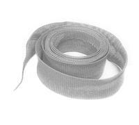 4cm Wide Millinery Strip 2.4m Long Fascinator Hat Making Supplies Trimming (Silver Grey)