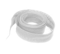 4cm Wide Millinery Strip 2.4m Long Fascinator Hat Making Supplies Trimming (White)