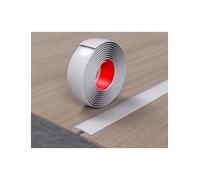 4cmWidth Self Adhesive Floor Transition Strip, PVC Door Strip Threshold Bar Door, Laminate Floor Flat for Flooring Edge Trim(Milk,400cm/156in)