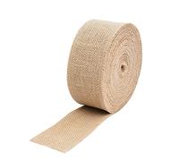 4cmx10M Hessian Ribbon Natural Jute Burlap Ribbon Roll Vintage