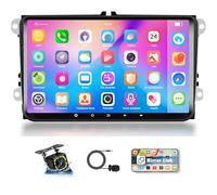 4core 2G+32G 9 Inch Android Car Stereo Radio Carplay for 2007-2014 SKODA FABIA, Android Auto GPS Navigation Bluetooth FM SWC Backup Camera