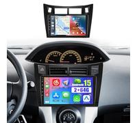 4Core+64G Android 15 Car Radio for Toyota Yaris 2008-2011 Wireless Caplay Android Auto, 9’’ Touchscreen Stereo GPS WiFi Bluetooth FM RDS Mirror Link RCA USB SWC Backup Camera