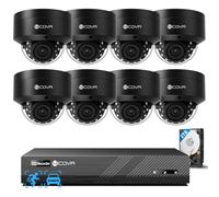 4COVR PoE CCTV Camera Systems 8 Channel Outdoor, 8CH NVR 2TB, ELY54AB8M0808