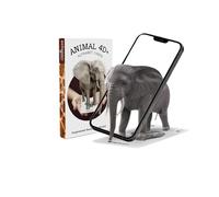 4D+ Augmented Reality Flashcards for Kids - Educational STEM Cards with Free App - Interactive Learning for Ages 4+ (Animal 4D+ with Food Expansion)