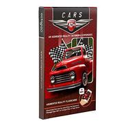 4D+ Augmented Reality Flashcards for Kids - Educational STEM Cards with Free App - Interactive Learning for Ages 4+ (Cars 4D+)