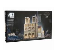 4D Build 3D Puzzle Kits From Innovation & Architect Series For Display Suitable for Ages 12+ - (Notre Dame)