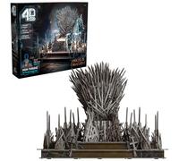 4D Build FDP APZ GOT Iron Throne GEN | 219 Premium EPS Foam Pieces, No Glue or Tools Required, Home Decor Collectible Figure for Display, Screen-Free Hobby Ages 12+
