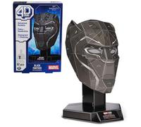 4D Build Marvel Black Panther 3D Puzzle Model Kit with Stand 82 Pcs | Wakanda Forever Black Panther Desk Decor | 3D Puzzles for Adults & Teens 12+