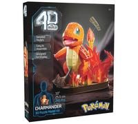 4D Build Pokémon Charmander 3D Puzzle Model Kit, Desk Décor, Shelf Display | 241 Premium EPS Foam Pieces, No Glue Or Tools Required, Build & Display Collectible Hobby Kit Gift For Fans Ages 12+