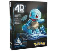 4D Build Pokémon Squirtle 3D Puzzle Model Kit, Desk Décor, Shelf Display | 180 Premium EPS Foam Pieces, No Glue Or Tools Required, Build & Display Collectible Hobby Kit Gift For Fans Ages 12+