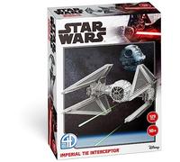 4D Cityscape Star Wars 3D Paper Model Kits (Imperial Tie Interceptor)