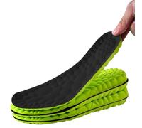 4D Cloud-Soft Comfort Soles for Men and Women - Memory Foam Cushioning Steppers Insoles with Heel Shock Pad - Trim-to-Fit Arch Support Insoles for Enhanced Foot Comfort and Fatigue Relief