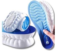 4D Cloud Technology Plantar Fasciitis Relief Arch Support Orthopedic Insoles Relieve Flat Feet Heel Pain Shock Absorption Comfortable Inserts Insoles for Men and Women (Medium EU 41-42)