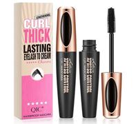 4d Fibre Mascara,mascara Black Volume And Length Waterproof,maskara Long Lash Mascara Black,waterproof Mascara,smudge Proof Mascara Lengthenin,1pc