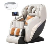 4D Full-Body Massage Chair with SL Track and 24 Automatic Programs with Heating Function, Suitable for Home and Office Use