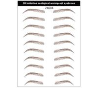 4D Hair-Like Authentic Eyebrow Tattoo Stickers - Imitation Ecological Water-Based False Brows