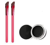 4D Hair Stroke Brow Stamp Brush Multi Purpose Square Angled Eyebrow Makeup Brush Three-dimensional Concealer Makeup Brush with Eyebrow Cream