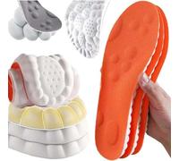 4D Insoles - 4D Cloud Technology Insole - Metatarsal Orthotic Insoles Arch Supports Inserts for Metatarsalgia, Plantar Fasciitis, Ball of Foot Pain Relief (43-44, Orange)