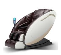 4D Massage Chair, Full Body Kneading with Air Bags SL Rail Heating Function Multi-Mode Selection Sofa(Bianco)